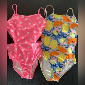 Old Navy  Swimsuits, Polka Dot & Fruit Pattern
